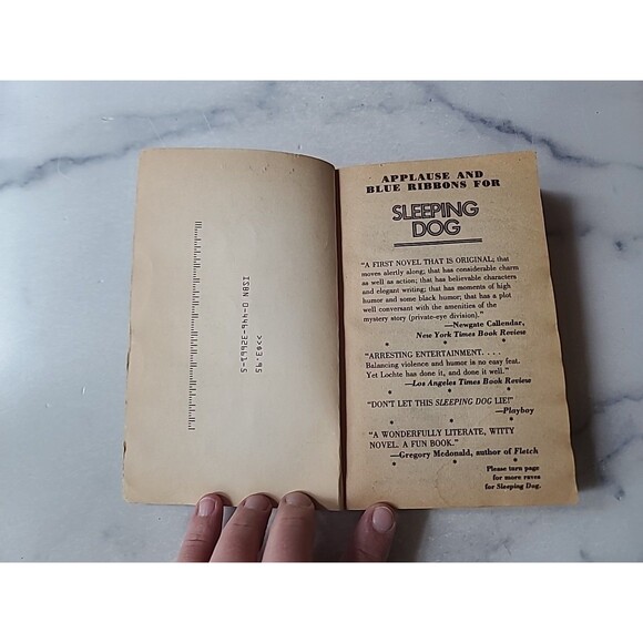 Sleeping Dog By Dick Lochte Paperback - Picture 2 of 10